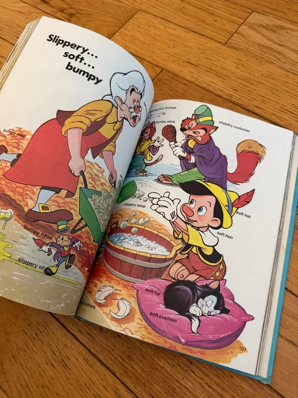 Disney Blue Picture Book - Words That Tell You About Things